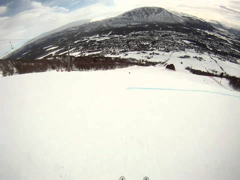 Oppdal, NM løypa utfor.