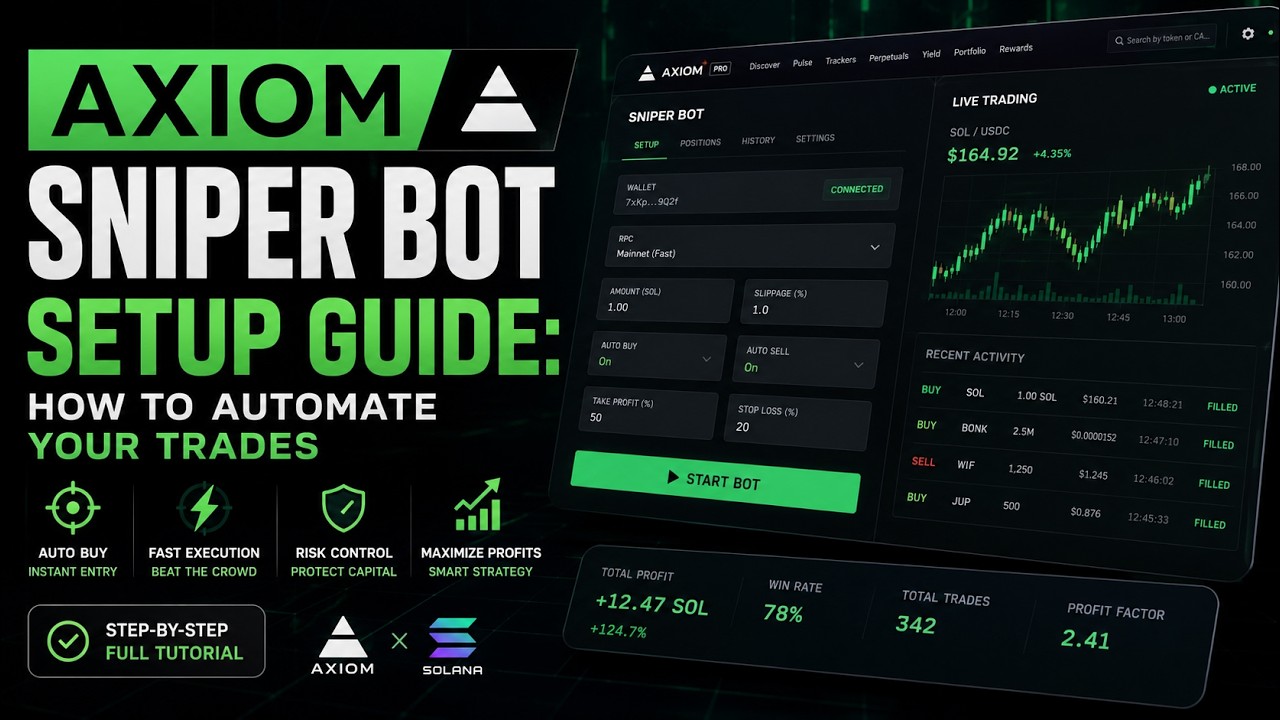 Axiom Sniper Bot Setup Guide: How to Automate Your Trades