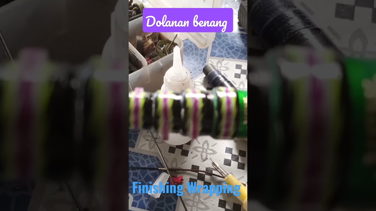 Finishing , Wrapping Tegek. #shorts #tegekmania #umpanlumut #mancingnila