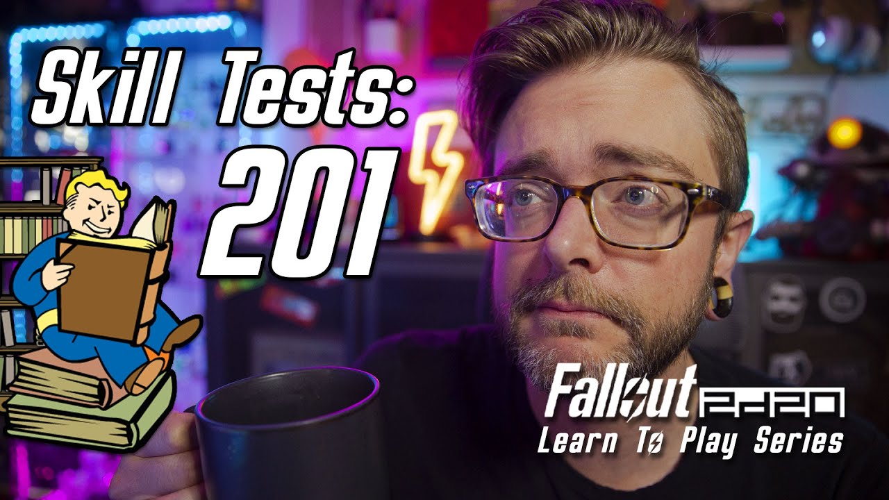 Тесты навыков Fallout 2d20, часть 2: серия Learn to Play. Настольная ролевая игра от Modiphius.