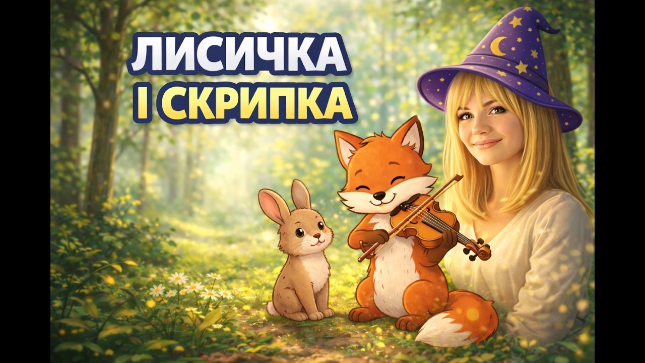 Українська казка на ніч 🌙 | ЛИСИЧКА І СКРИПКА