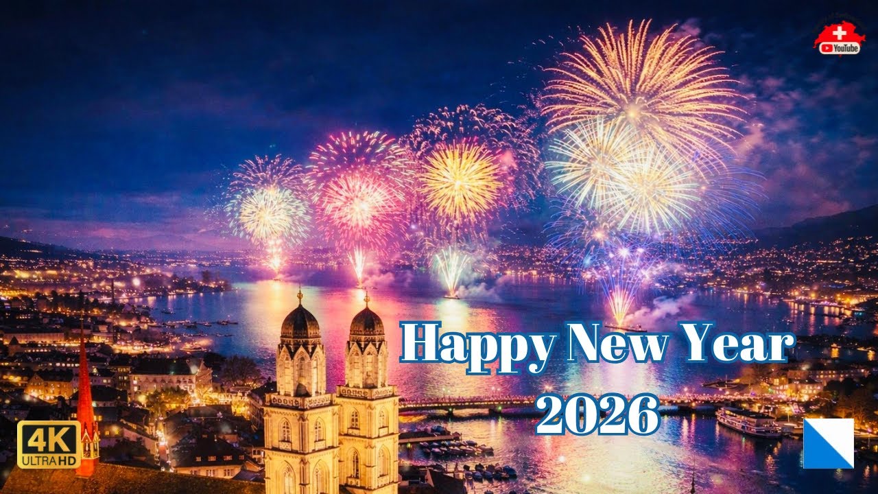 Zurich Fireworks 2026 🇨🇭 | The Most Beautiful Night in Switzerland🎆🎇