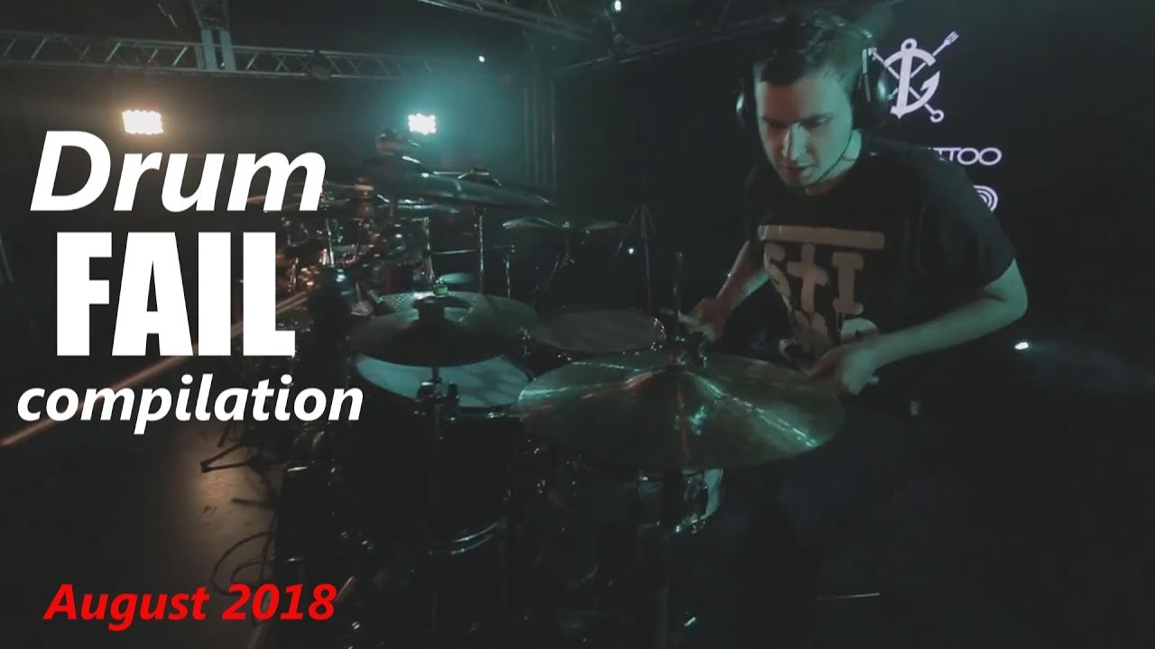 Drum FAIL compilation August 2018 | RockStar FAIL