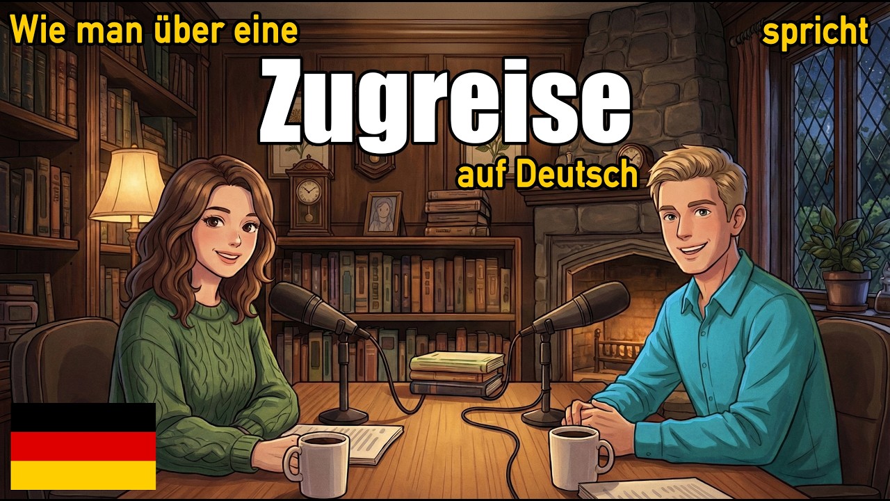 Wie man über eine Zugreise auf Deutsch spricht | Tägliche deutsche Konversationspraxis