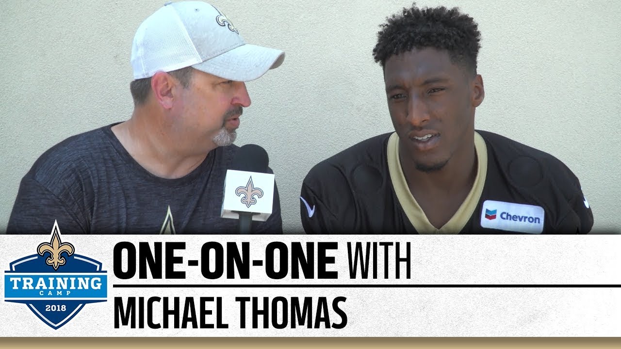 One-on-One with Michael Thomas | 2018 Saints Training Camp