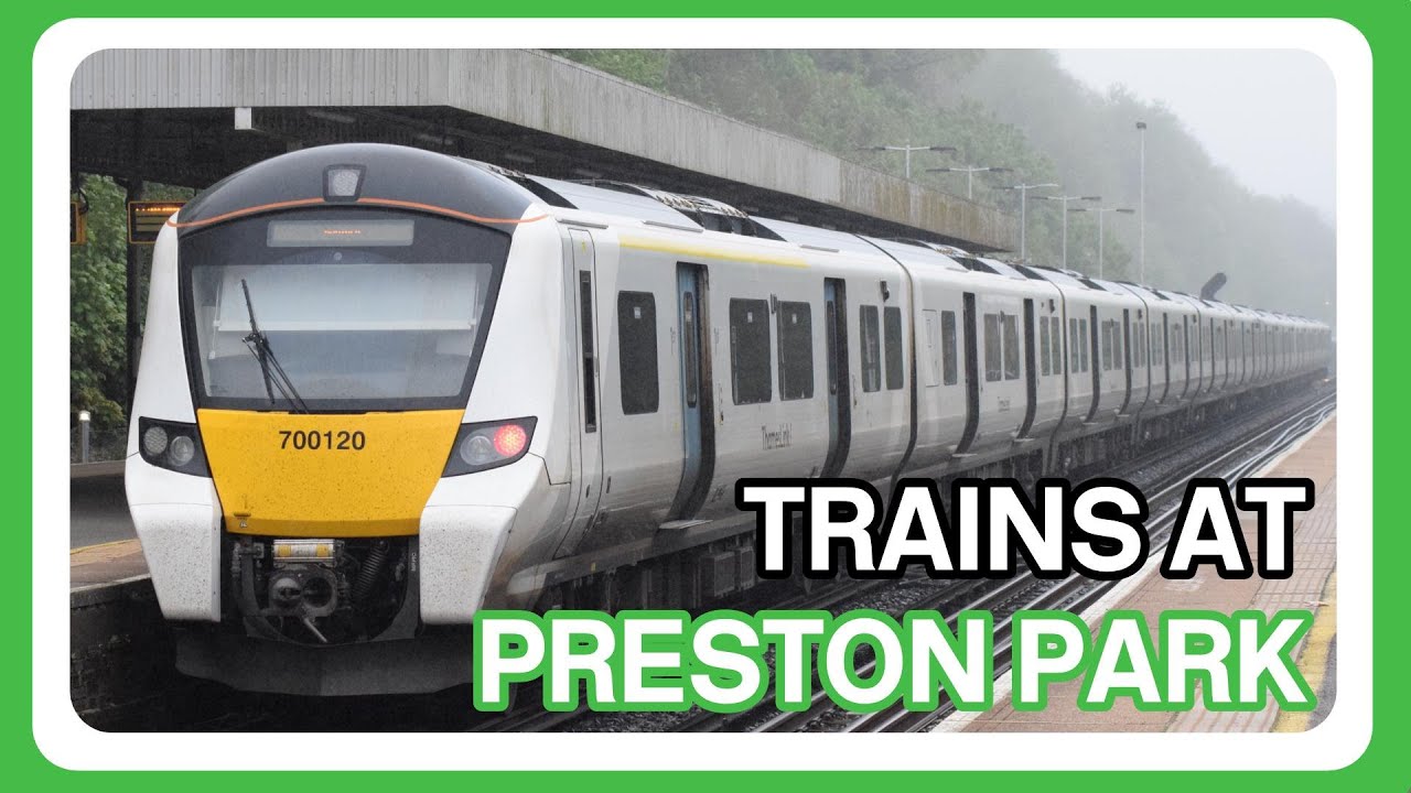 Trains at Preston Park railway station