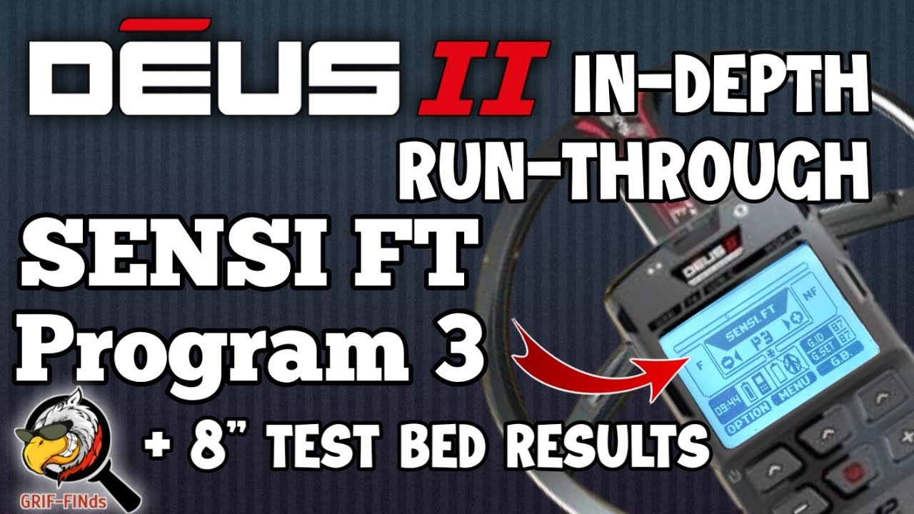 XP Deus II (2) SENSI FT Program (3) In-depth run-through, Plus test bed - Metal Detecting UK