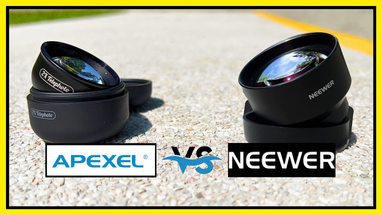 NEEWER 60mm  VS  APEXEL 2x Lens | Comparison