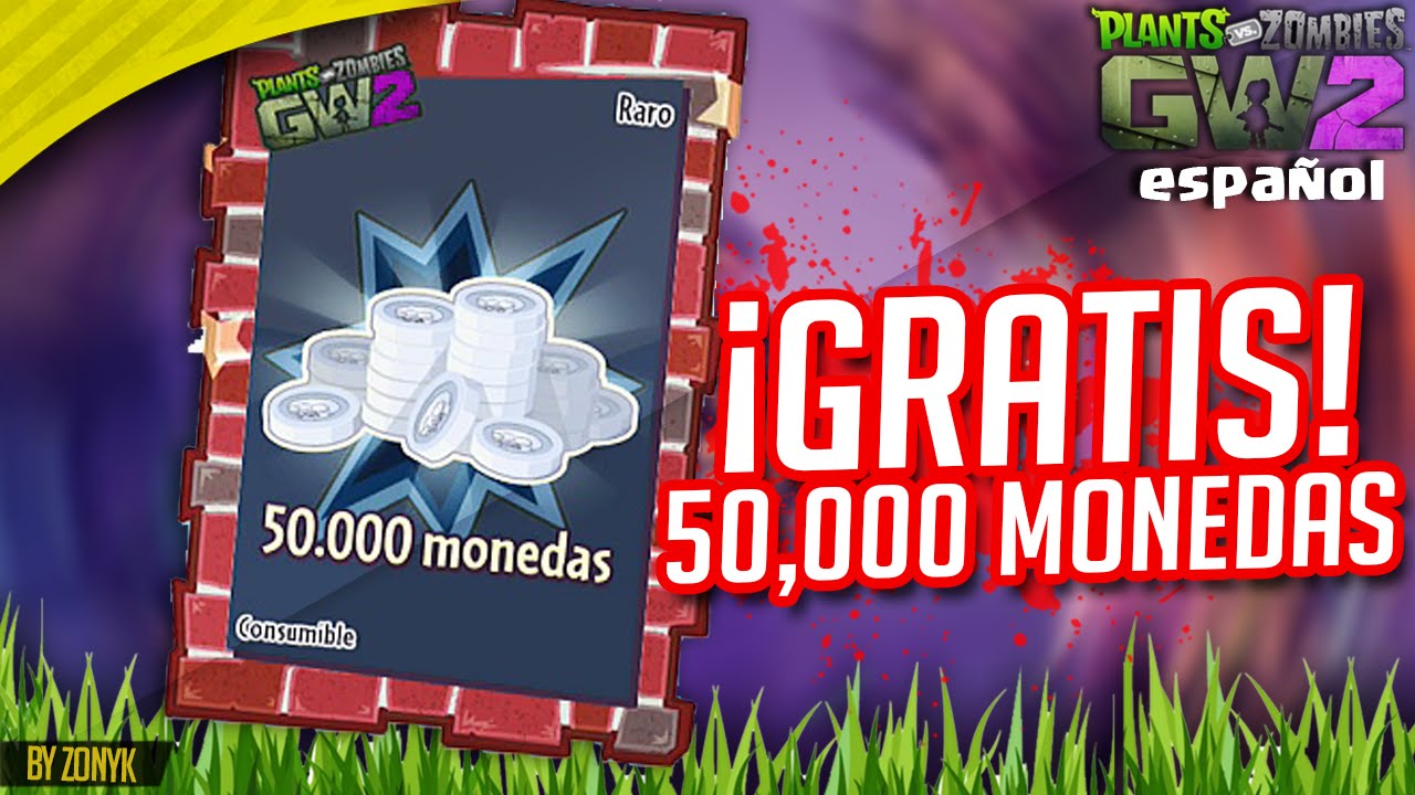 PvZ GW2: ¡50,000 MONEDAS GRATIS, SUPER FÁCIL! - LUGAR SECRETO (FREE COINS)