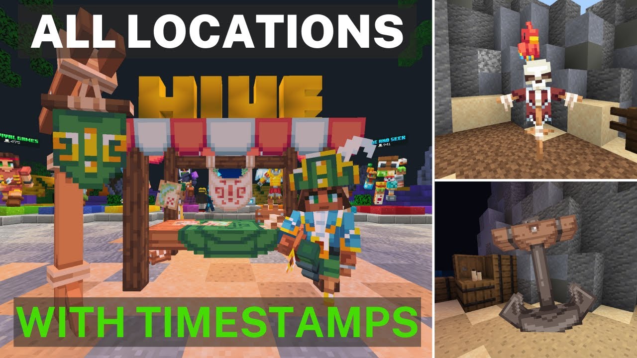 ALL Hive Pirate Treasure Hunt Locations (WITH TIMESTAMPS)