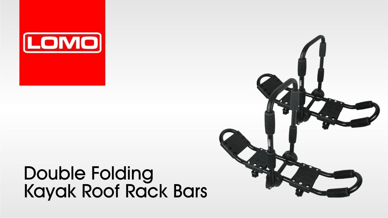 Lomo Double Folding Kayak Roof Rack Bars