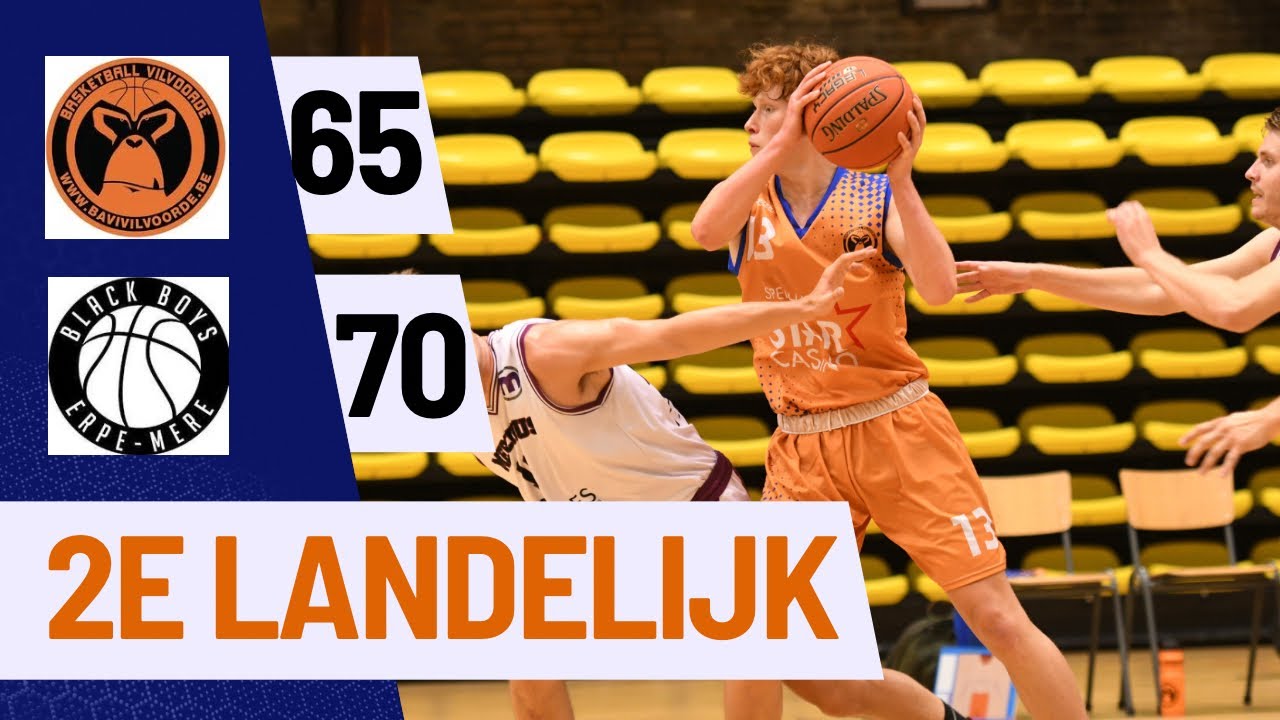 2e Landelijke: Bavi Vilvoorde B vs BC Black Boys Erpe-Mere: 65-70