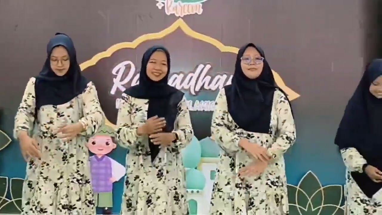 Gerak dan lagu Miss TK Alphabet 2024 #Ramadhan penuh cinta Budi Doremi