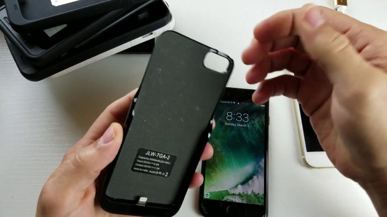 2017: Best iPhone 7/8 Battery Case! 5500mAh Fits iPhone 6/6s/7/8!