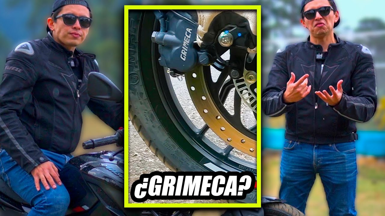 Pulsar N250 Frena BIEN pero ¿Qué marca es esa?