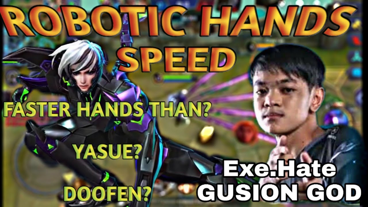 EXE.HATE ROBOTIC HAND SPEED GAMEPLAY 1.5 sec KILL.THE BEAST GUSION IN THE PH