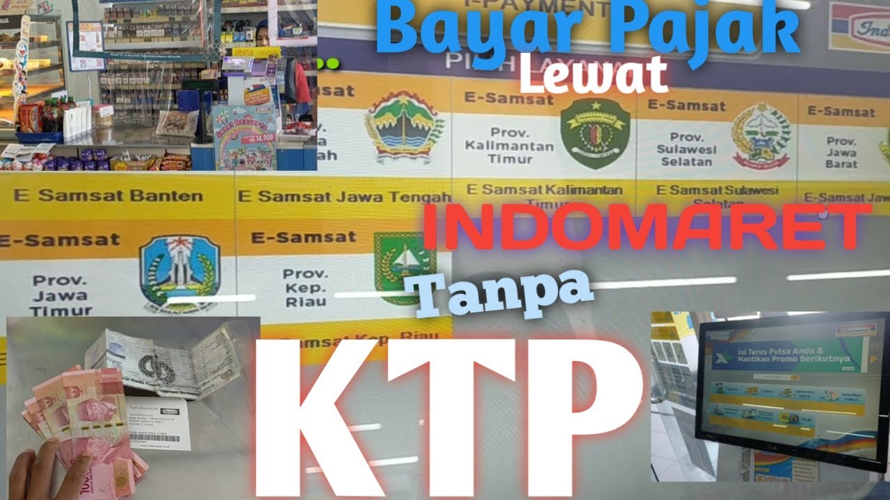 CARA BAYAR PAJAK STNK TANPA KTP DI INDOMARET