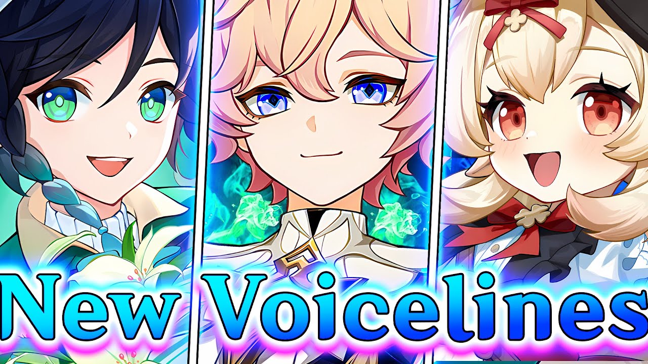 Dahlia Voice Lines About Venti, Jean, Klee, Kaeya and More! | Genshin Impact 5.7 New character voice