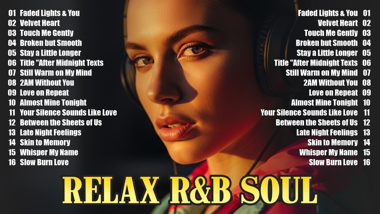 R&B Soul Background Music – Smooth Night Vibes | Romantic Love Songs for Relaxation and Peace