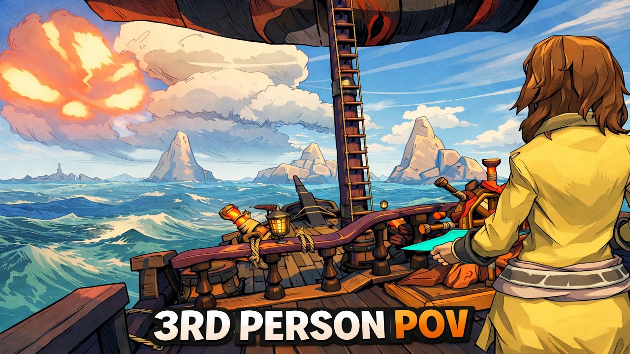 Playing Sea of Thieves in 3RD Person