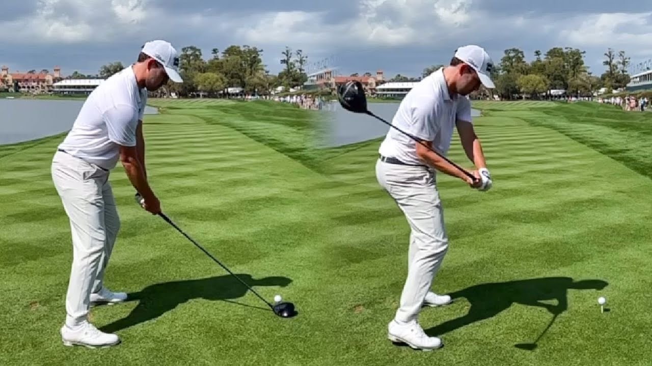 PATRICK CANTLAY Golf Swing 2022 - Iron & Driver - SLOW MOTION - DTL & Face On