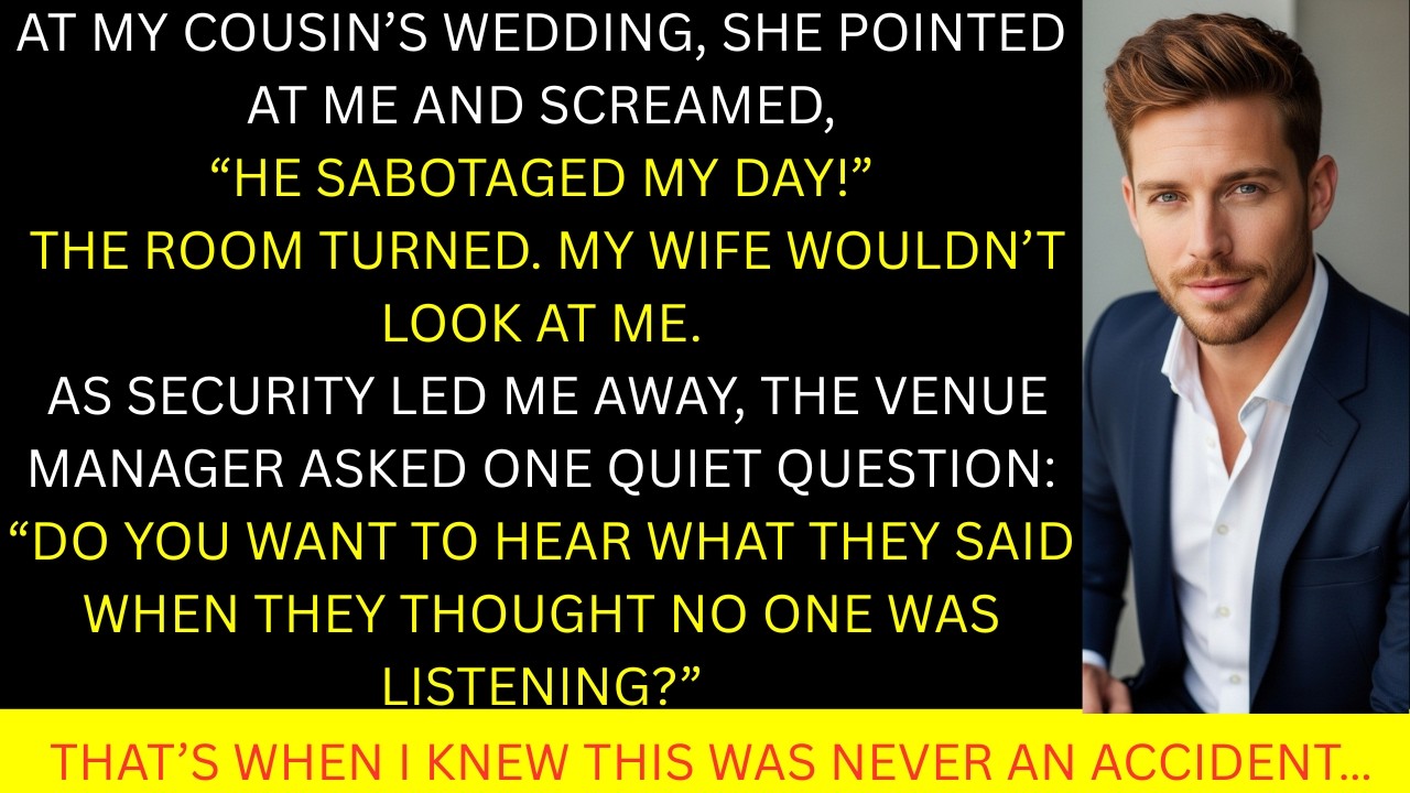 My Cousin Said I Ruined the Wedding — The Venue Manager Played the Recording