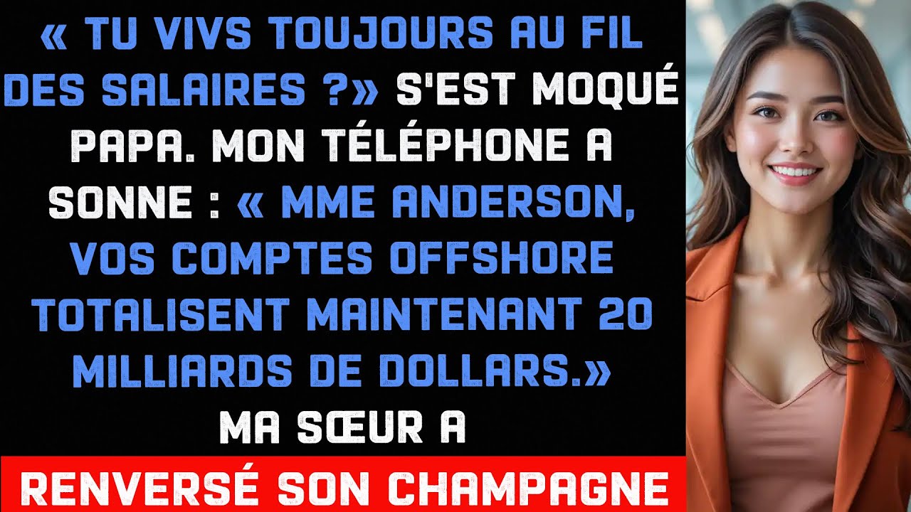 Au dîner du Nouvel An, ils m'ont traité de pauvre—Puis ma banque a appelé pour les milliards