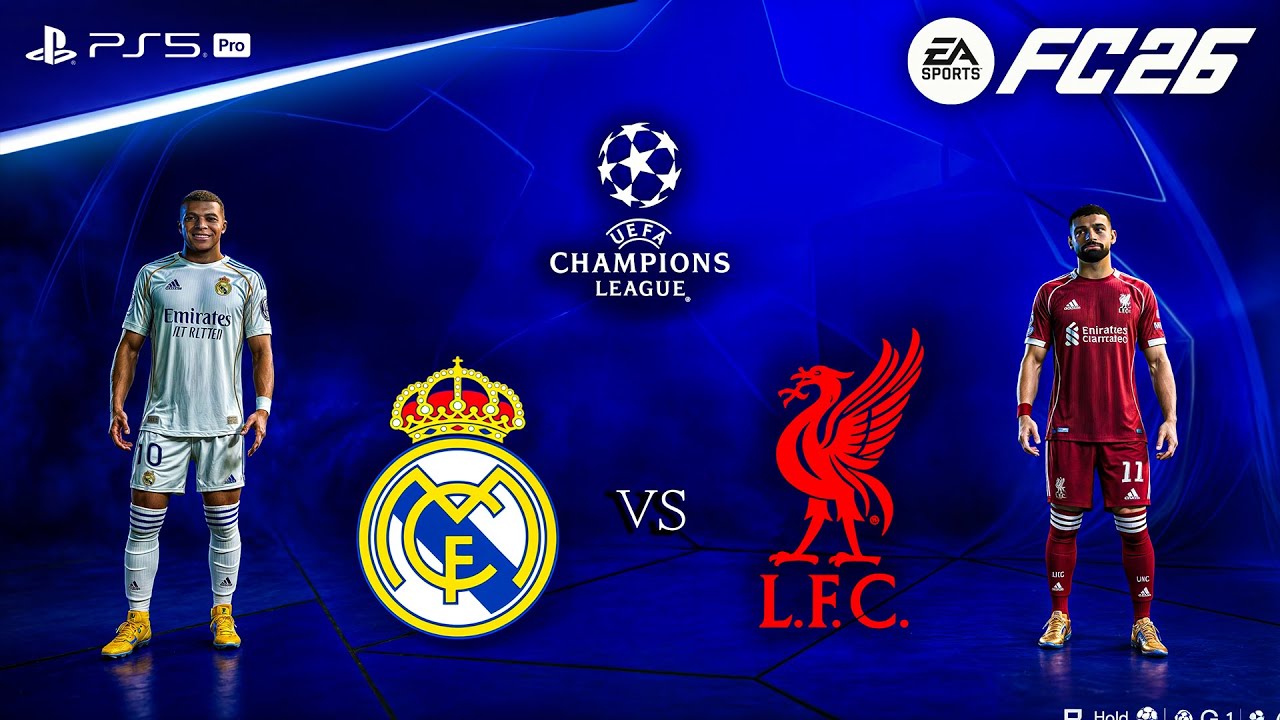 FC 26 - Real Madrid vs Liverpool | UEFA Champions League 25/26 | PS5™ Pro [4K60]