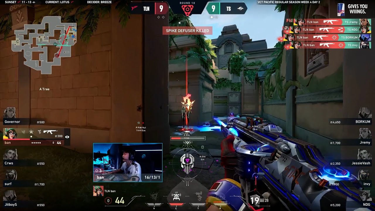 TLN Ban INSANE 1v5 Ace Clutch vs. Team Secret | VCT Pacific 2024
