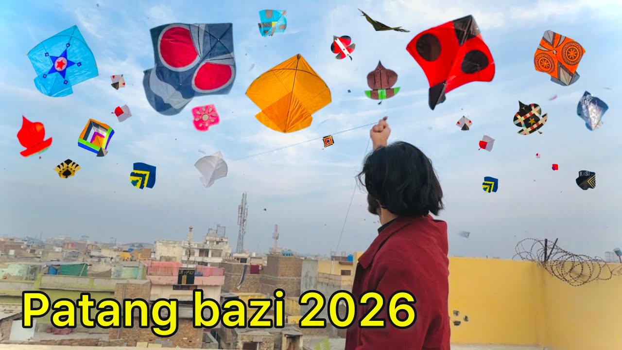 Patang bazi On Friday  😍 Basant kareeb agai 🔥 Asam pr guday hi guday 😱