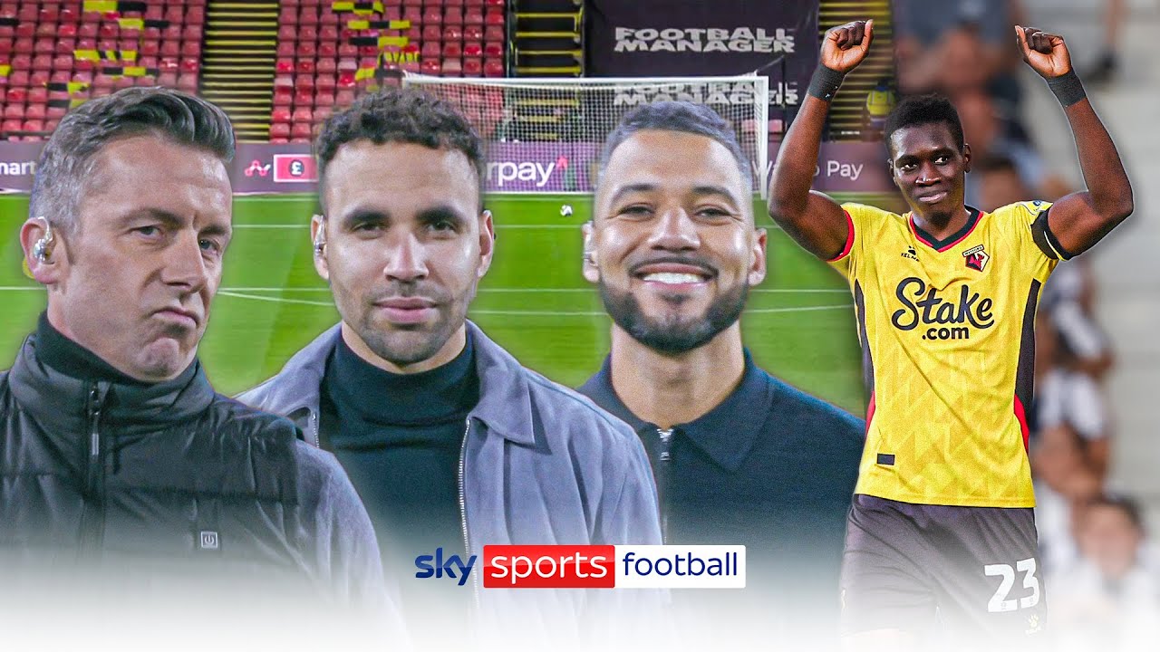 Prutton, McAnuff & Robson-Kanu RECREATE Ismaila Sarr's HALFWAY-LINE goal! 😂