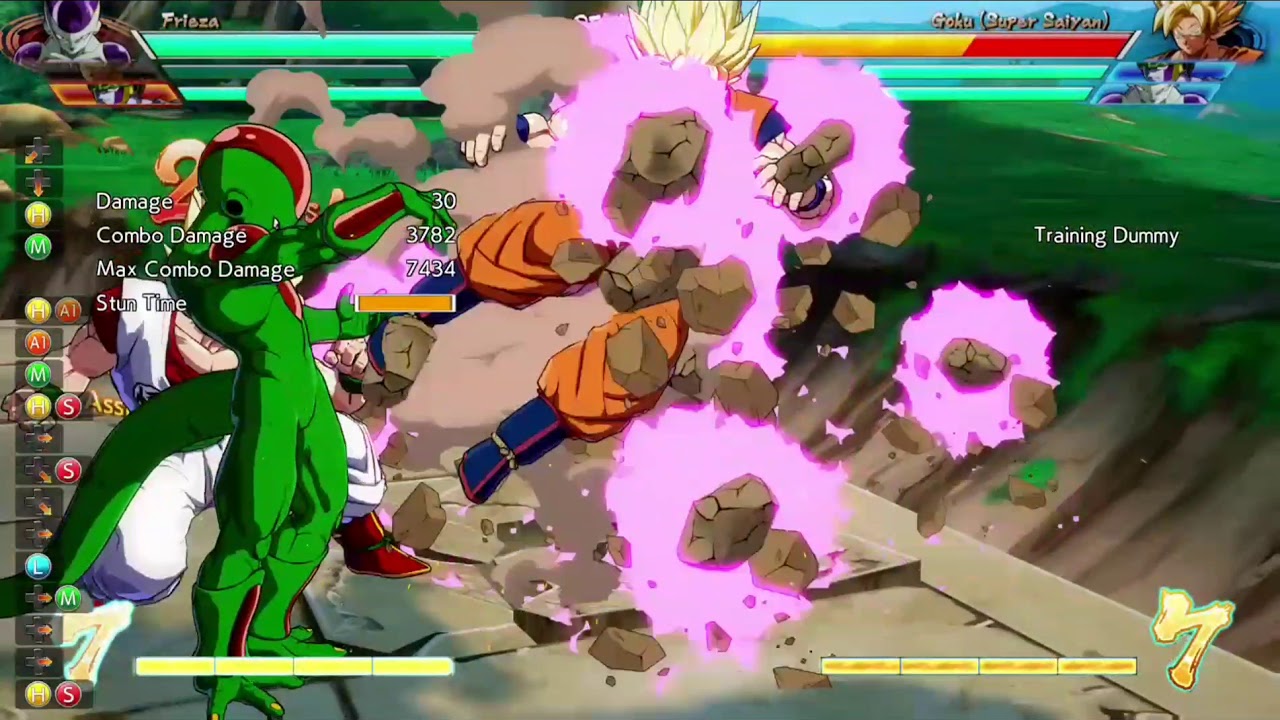 Dbfz v1.15 New patch Frieza combo routes part 1