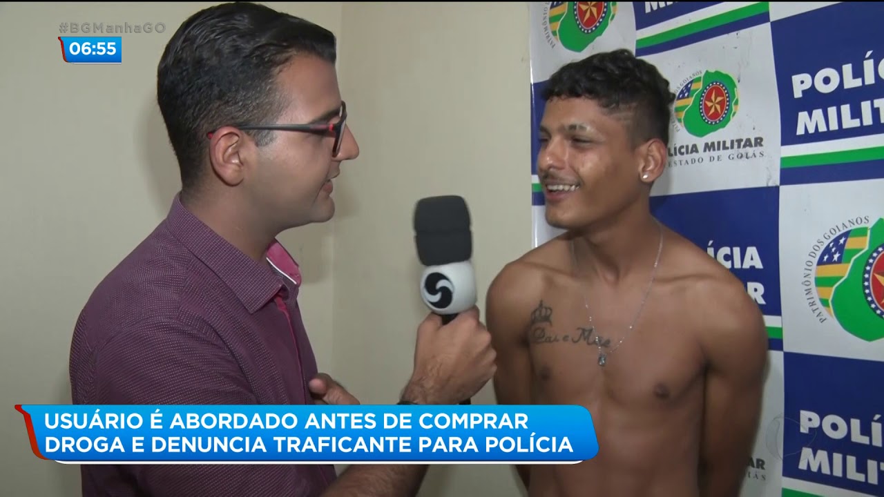 USUÁRIO É ABORDADO ANTES DE COMPRAR DROGA E DENUNCIA TRAFICANTE PARA POLÍCIA