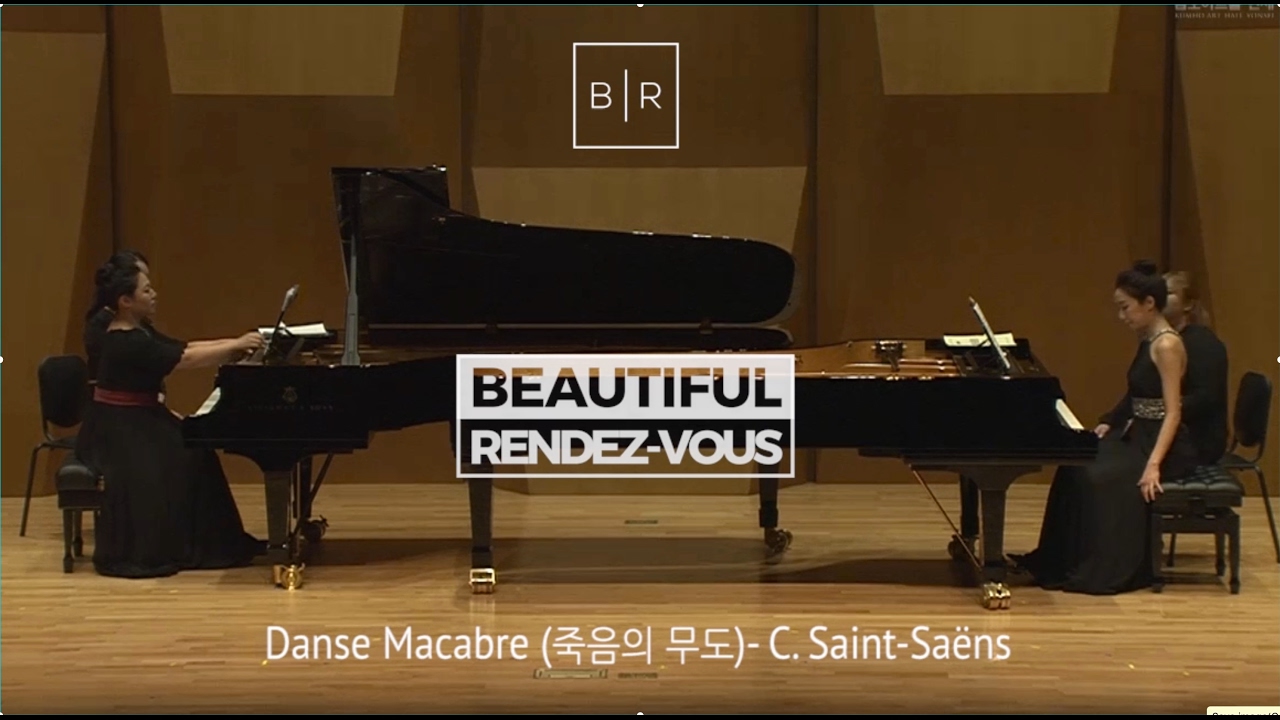 Danse Macabre for two pianos 죽음의 무도 - C. Saint-Saëns 김예담 김가람 (Pianist Yedam Kim & Karam Kim)