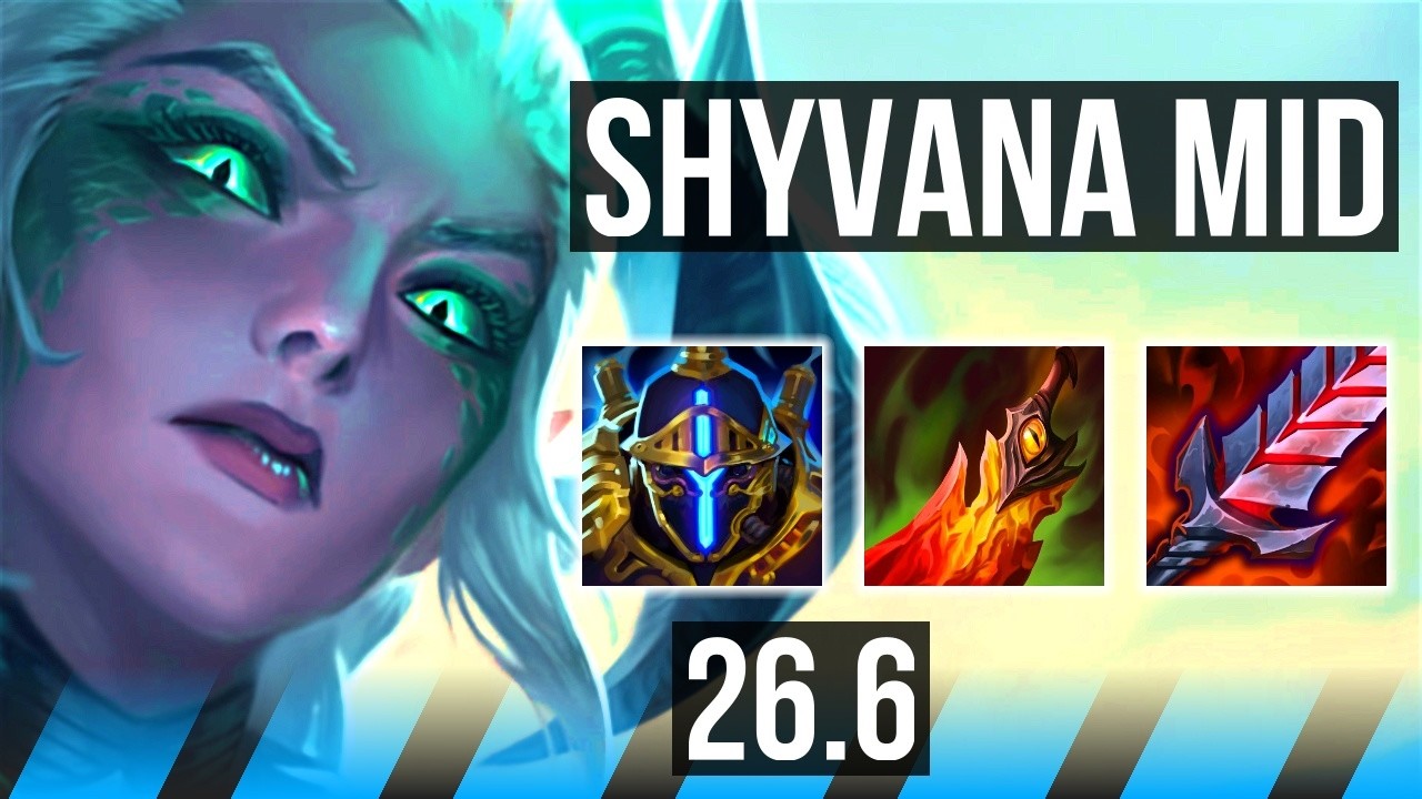 SHYVANA vs XERATH (MID) | Grasp Of The Undying | NA Master | 26.6