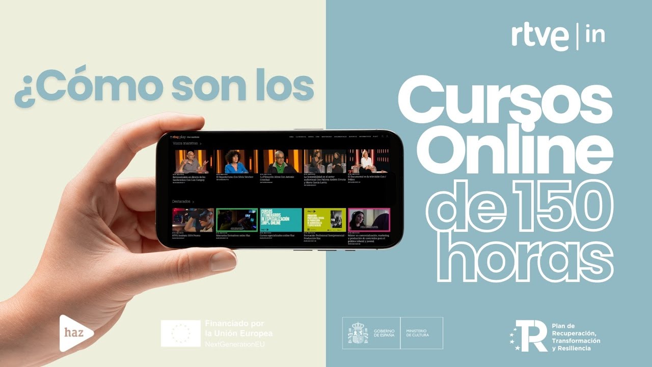 As&iacute; son los cursos e itinerarios de especializaci&oacute;n - RTVE Instituto a trav&eacute;s de Haz