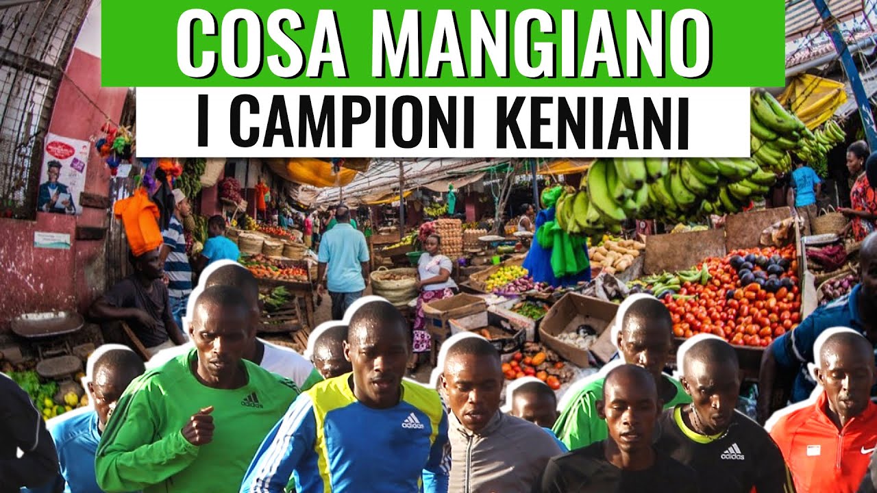La DIETA degli ATLETI d'elite KENIANI: cosa mangiano per correre così