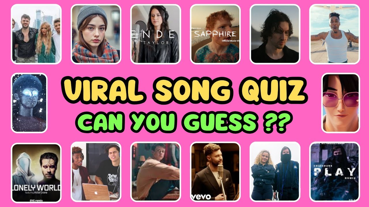 VIRAL SONG QUIZ, CAN YOU GUESS ??💖😍