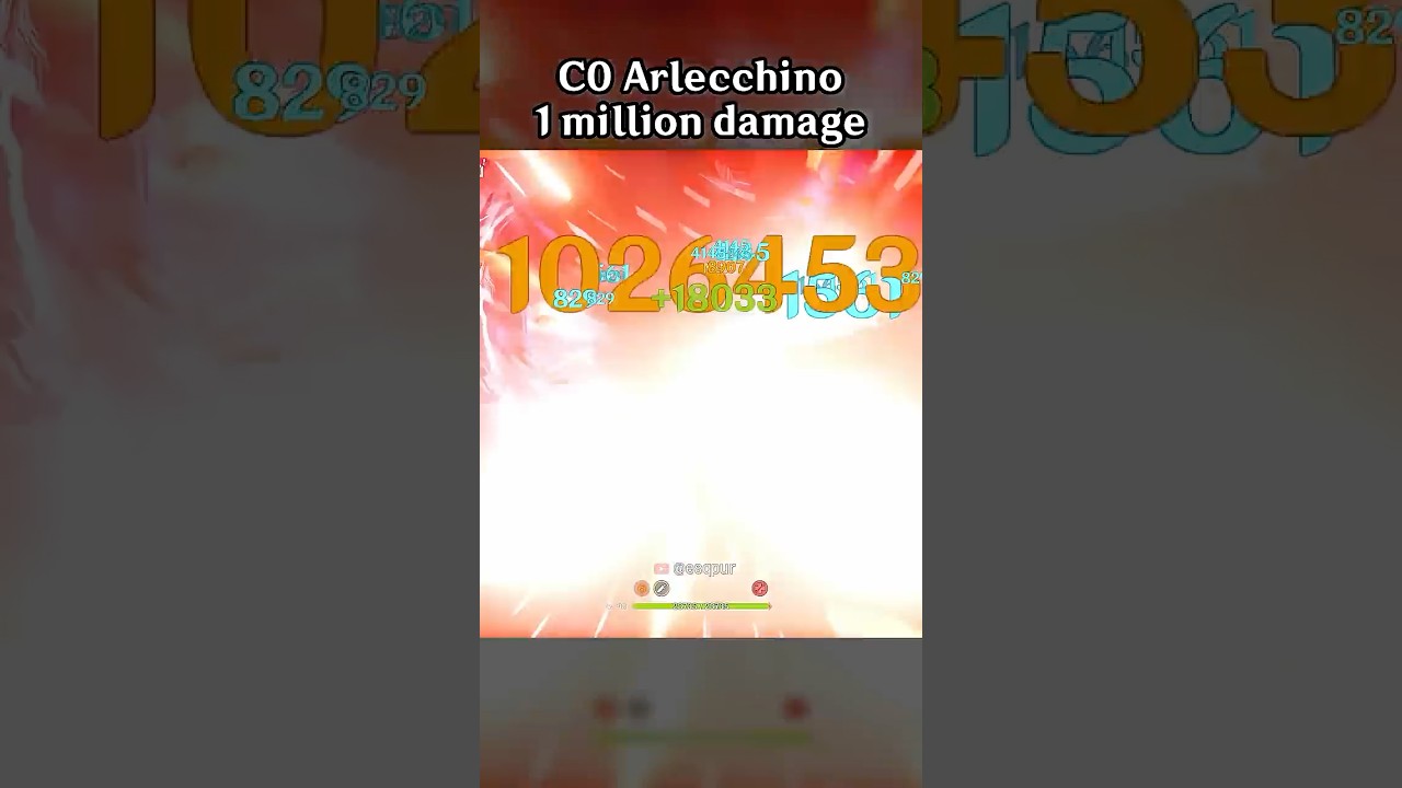 C0 ARLECCHINO 1 MILLION DAMAGE