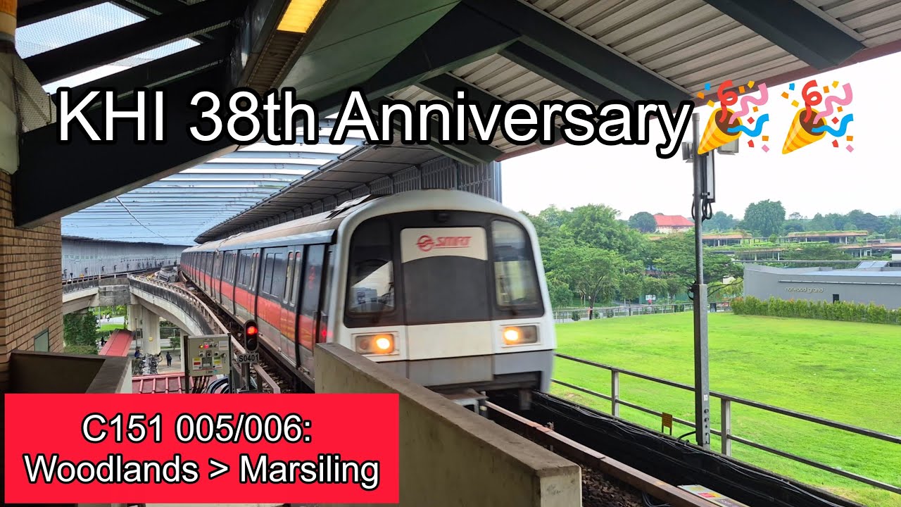 [SMRT Trains 38th Anniversary] C151 005/006 - Woodlands to Marsiling