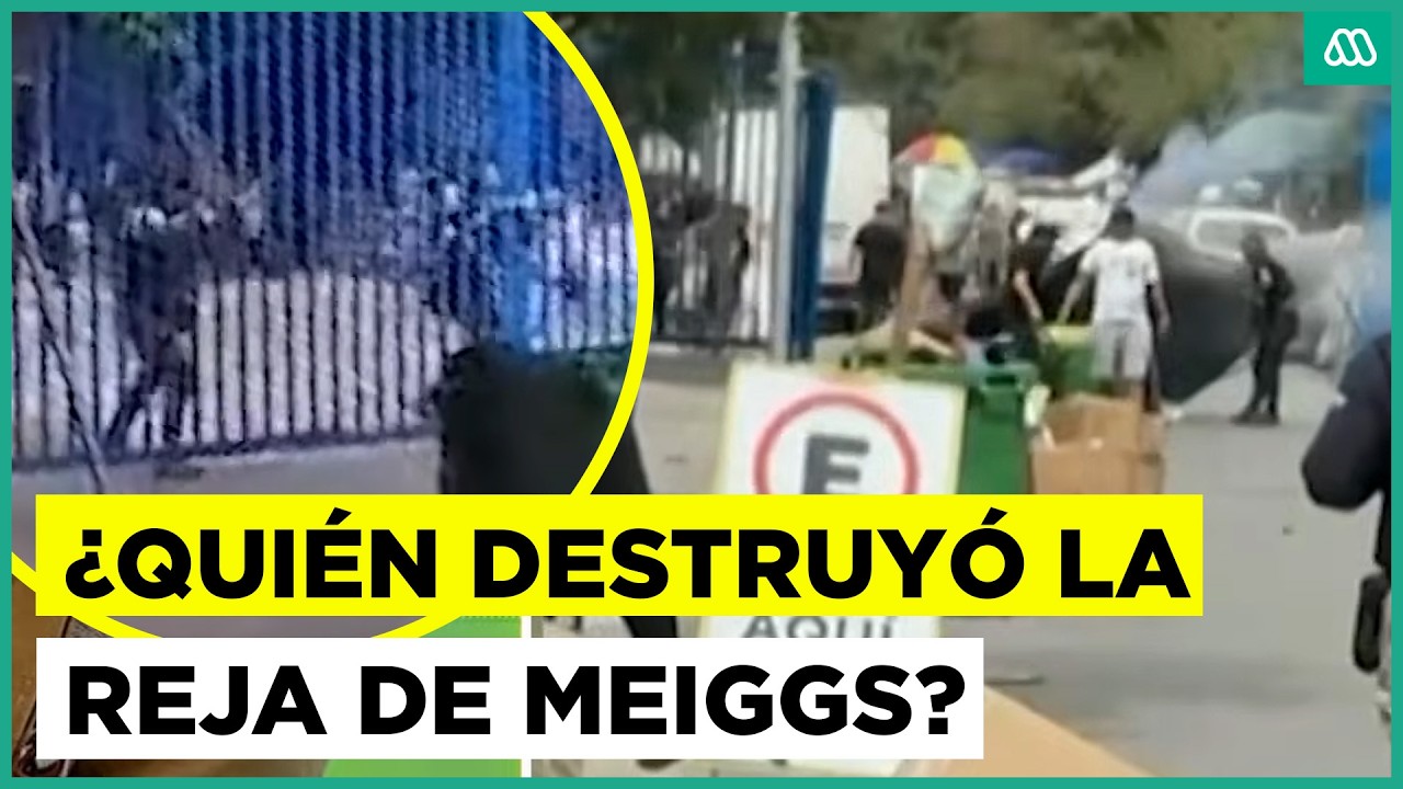 ¿Quiénes destruyeron las rejas de barrio Meiggs?