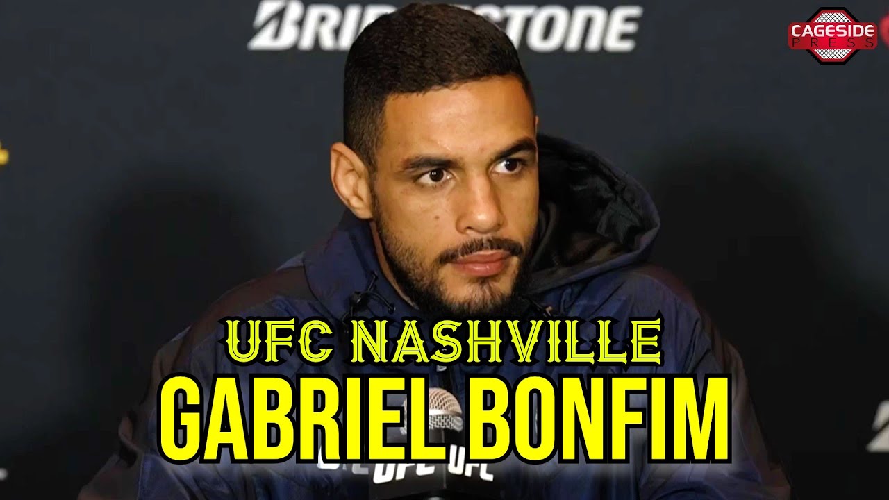 Gabriel Bonfim Excited To Face 'Legend' In Wonderboy Thompson | UFC Nashville