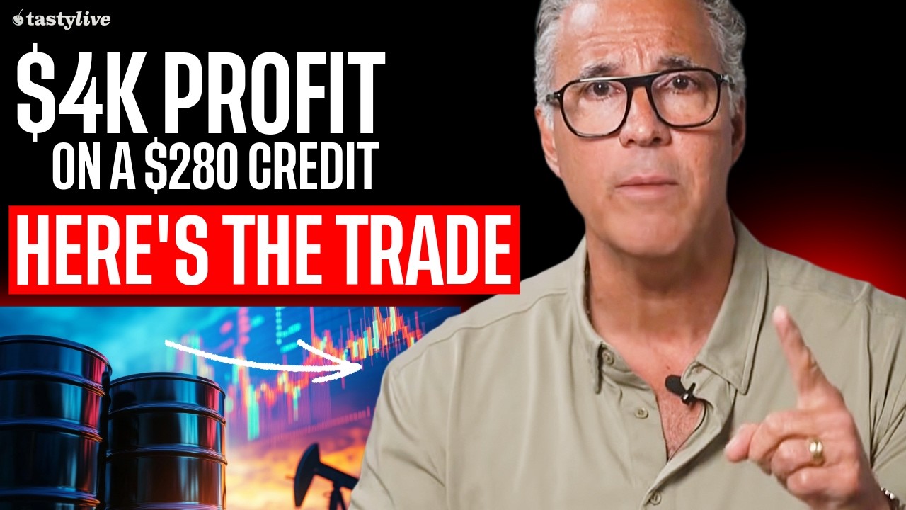 Oil Just Spiked. Tony Battista Is Selling It With a Trade That Makes $4,000 on a $280 Credit.