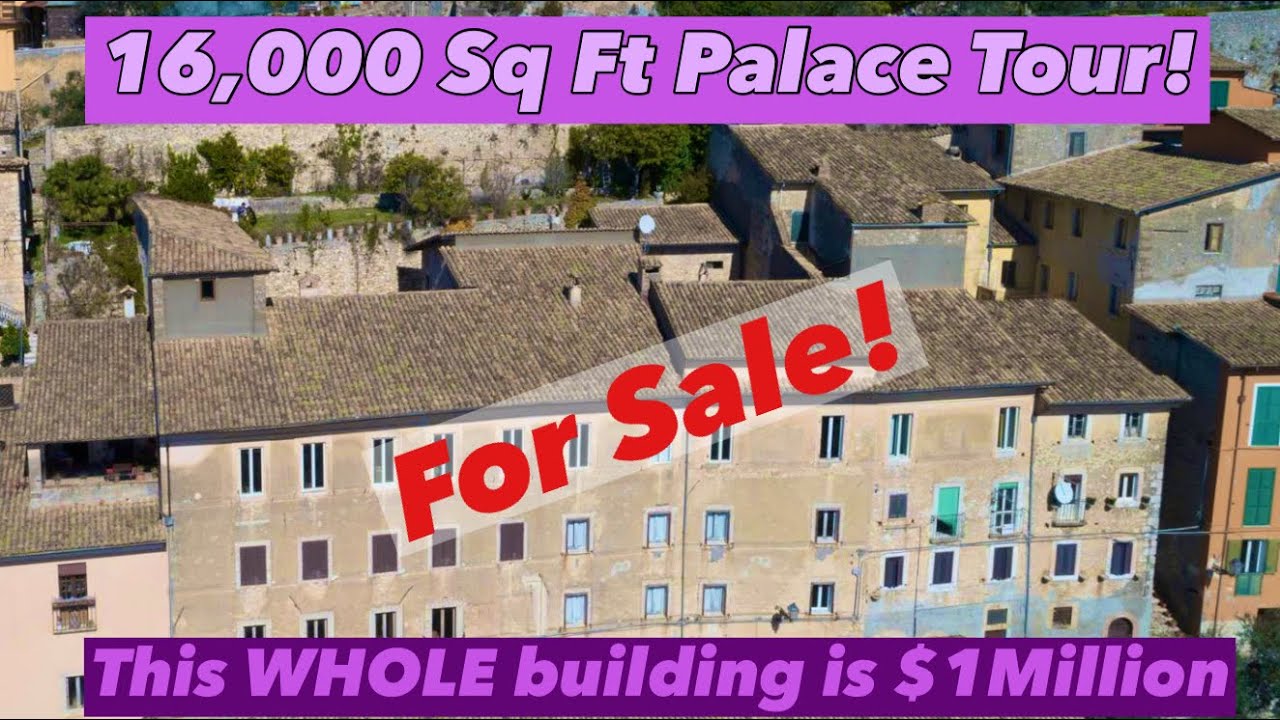 Explore A Majestic 1510 AD Palace: 16,000 Sq Ft Italian Marvel Near Rome | BradsWorld.It