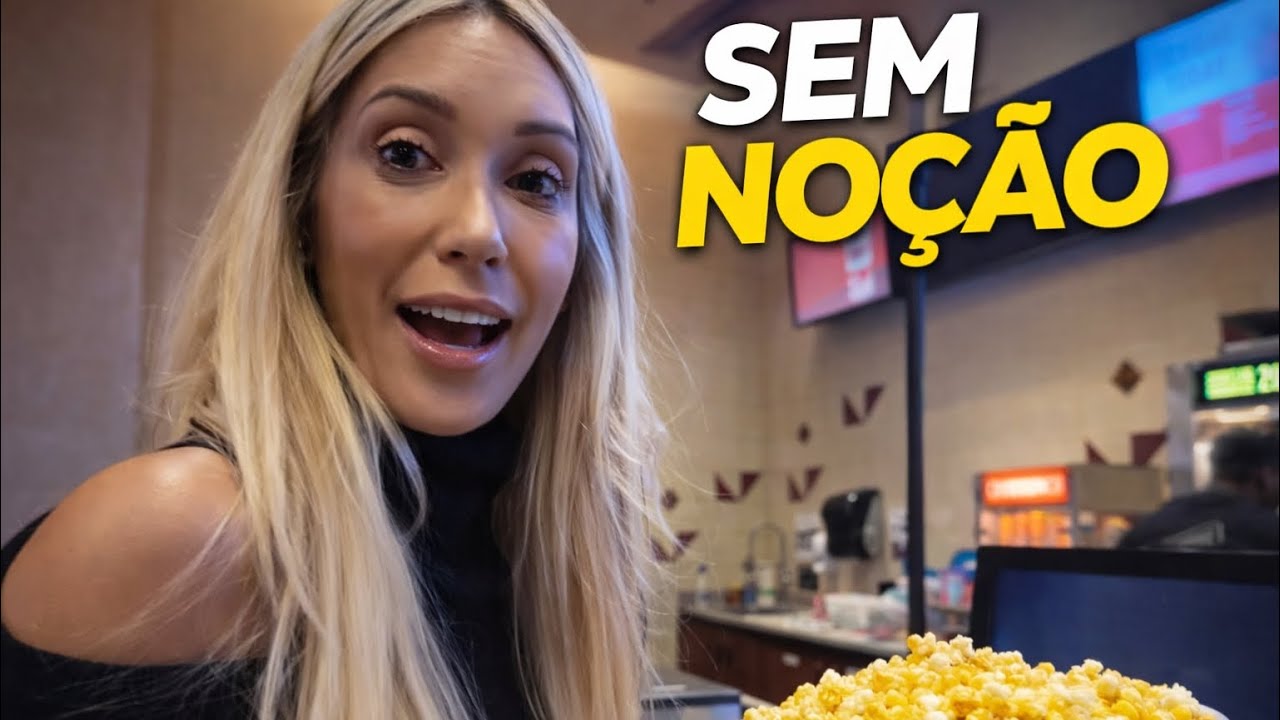 Isso aconteceu na promoção de pipoca: balde de construção no cinema!