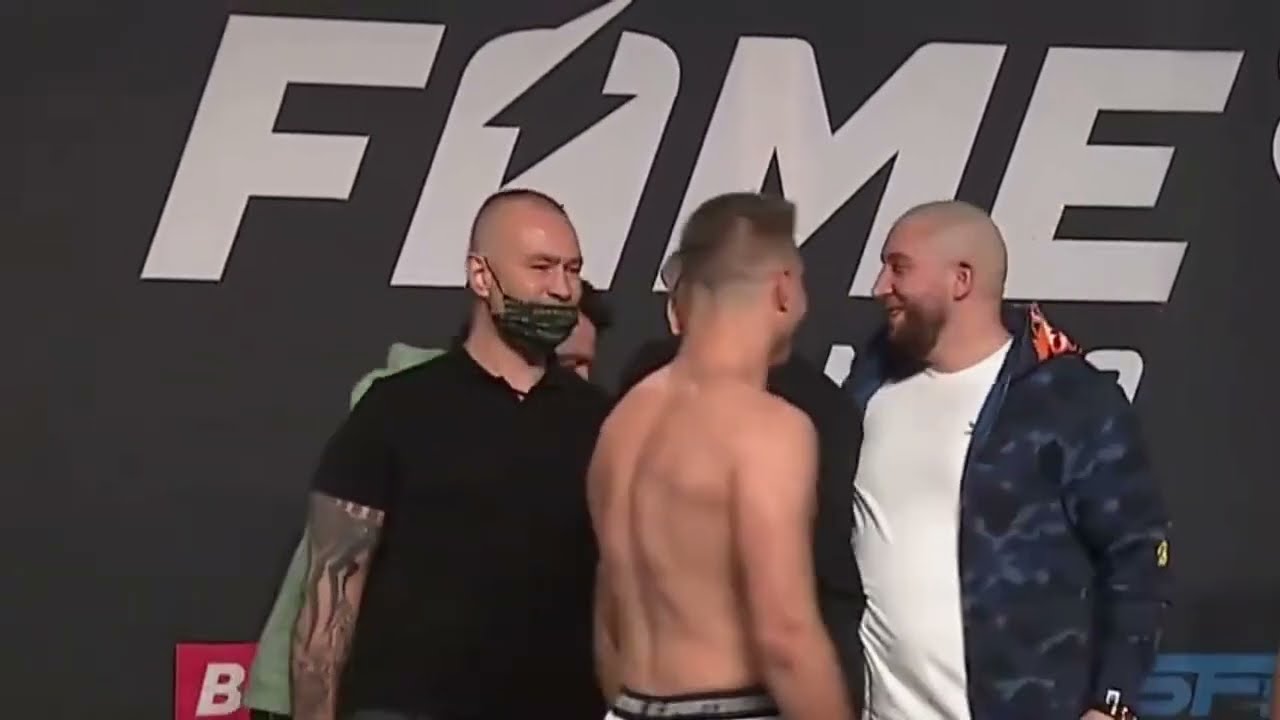 Stare czasy FAME MMA  Wiewiórka vs Ferrari. Ceremonia Ważenia