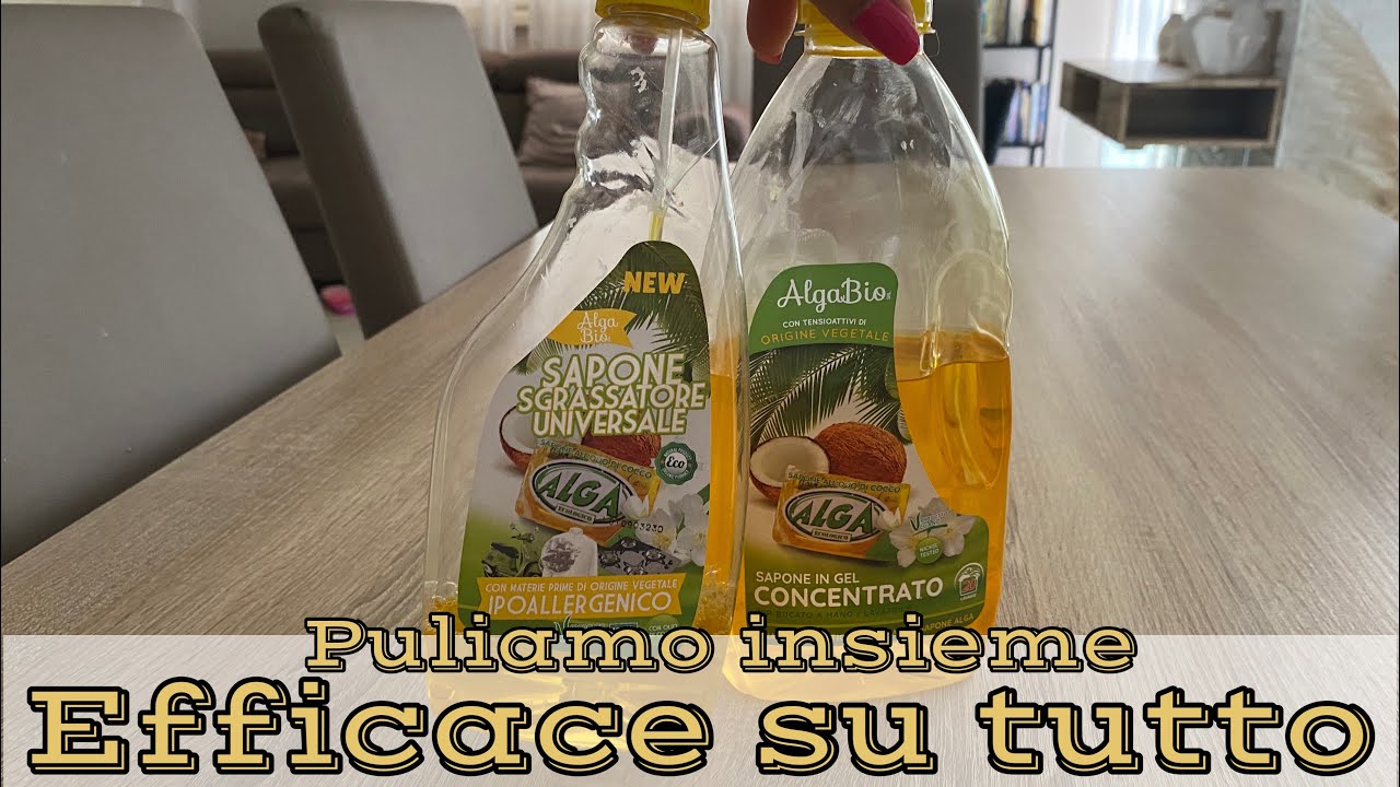 PULIZIE CON IL SAPONE ALGA TI FACCIO VEDERE TUTTI I SUOI RISULTATI SORPRENDENTI😮•acquisti e mercato