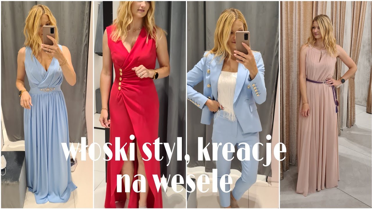 Przegląd włoskich sklepów - sukienki weselne i kreacje na komunię