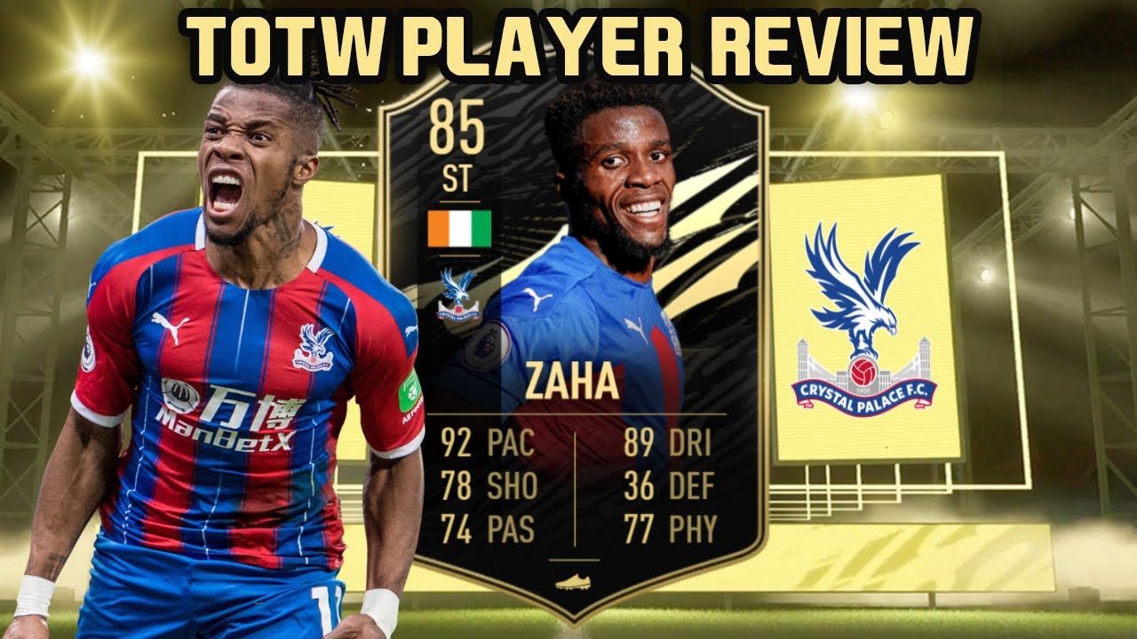 HE IS BROKEN! 85 TOTW WILFRIED ZAHA PLAYER REVIEW! FIFA 21 ULTIMATE TEAM