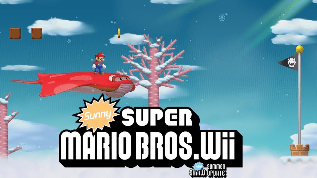 Sunny Super Mario Bros.Wii #2 Walkthrough 100%